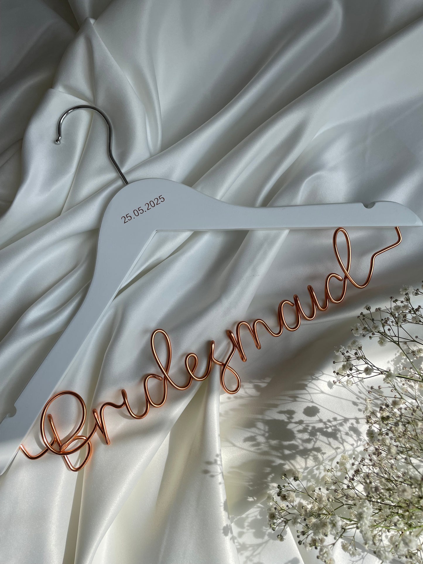 Bridal Hangers- White Hanger.