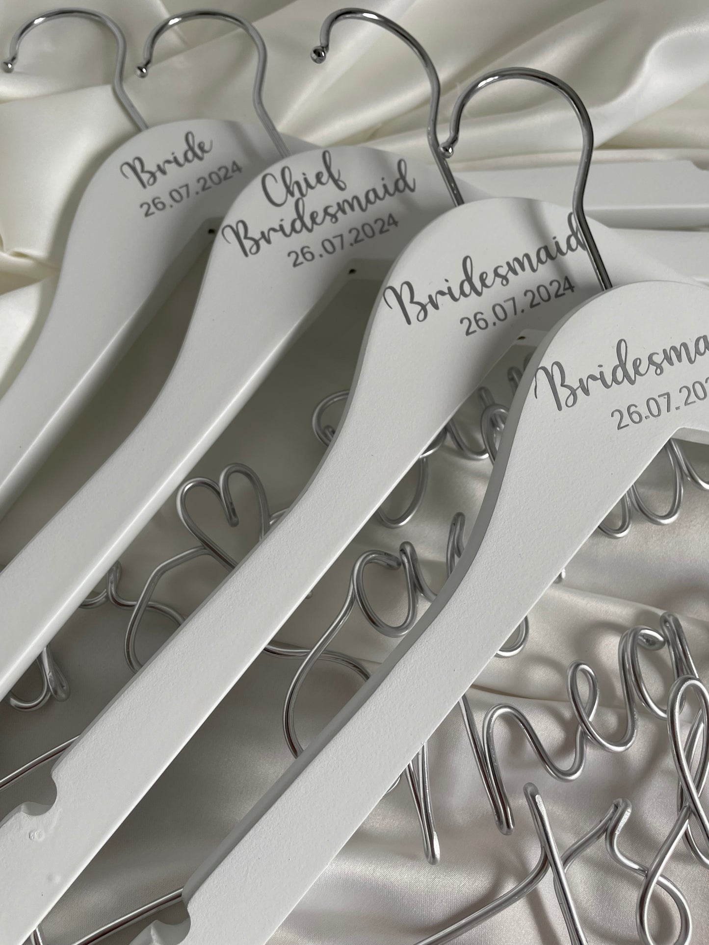 Bridal Hangers- White Hanger.