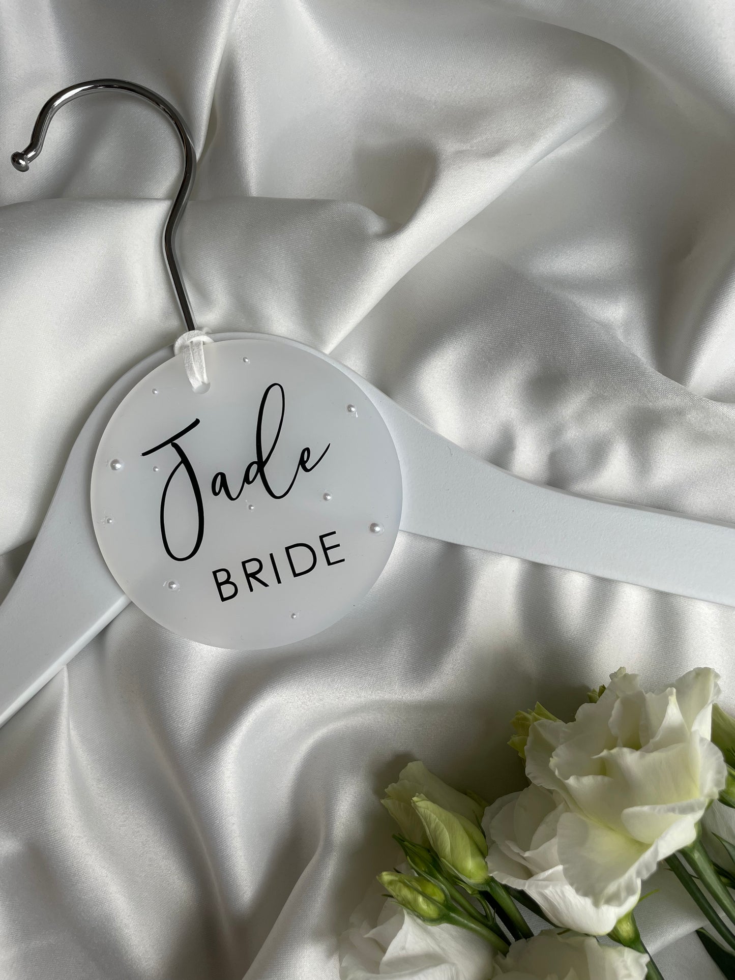 Hanger Tag- Frosted Pearl