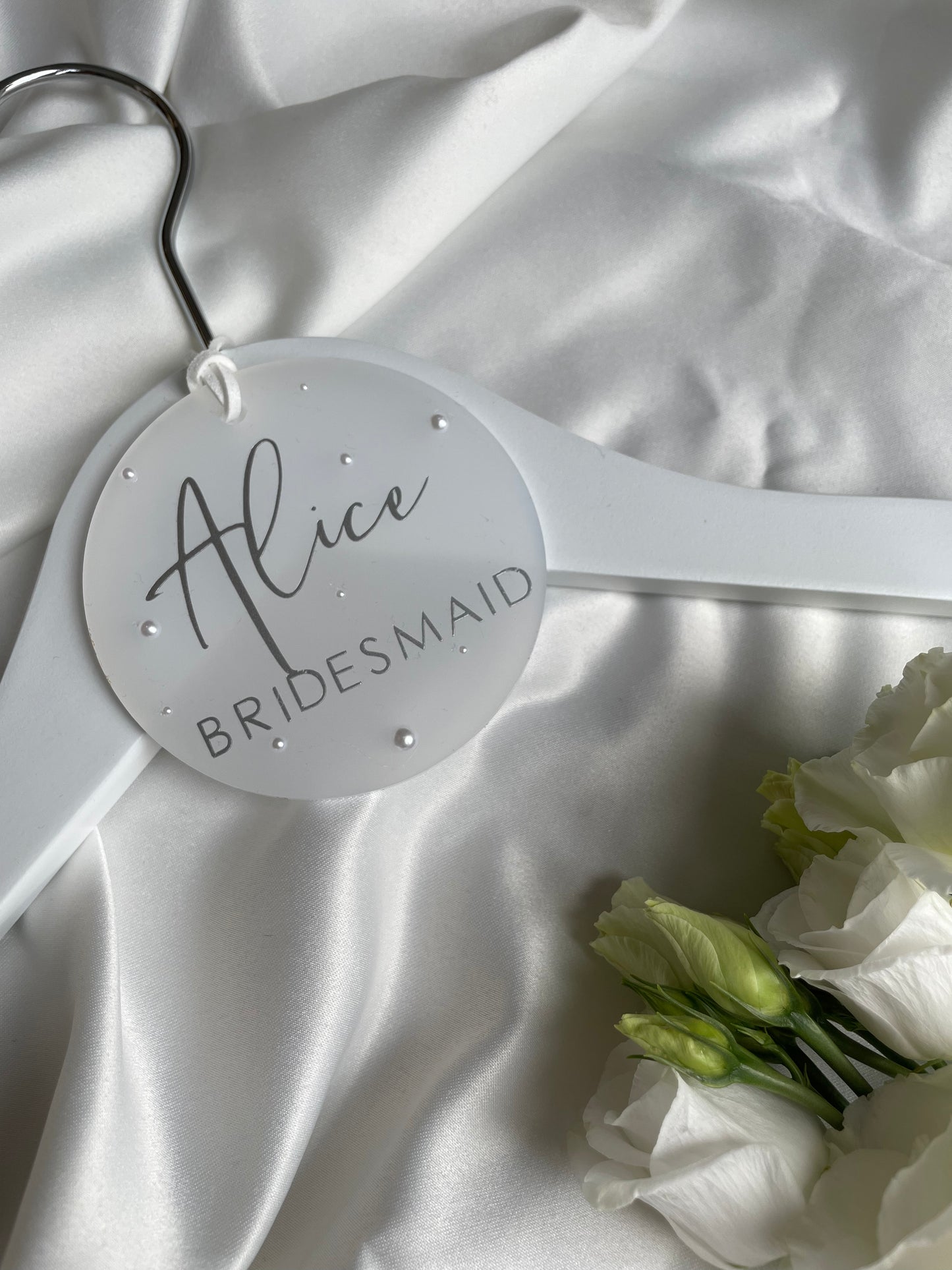 Hanger Tag- Frosted Pearl