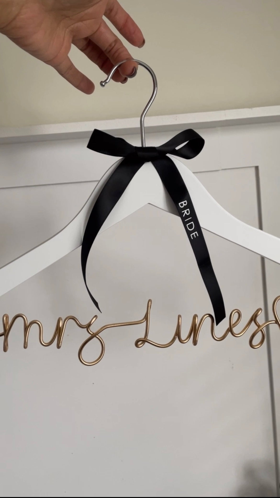 Bridal Hanger - Wooden