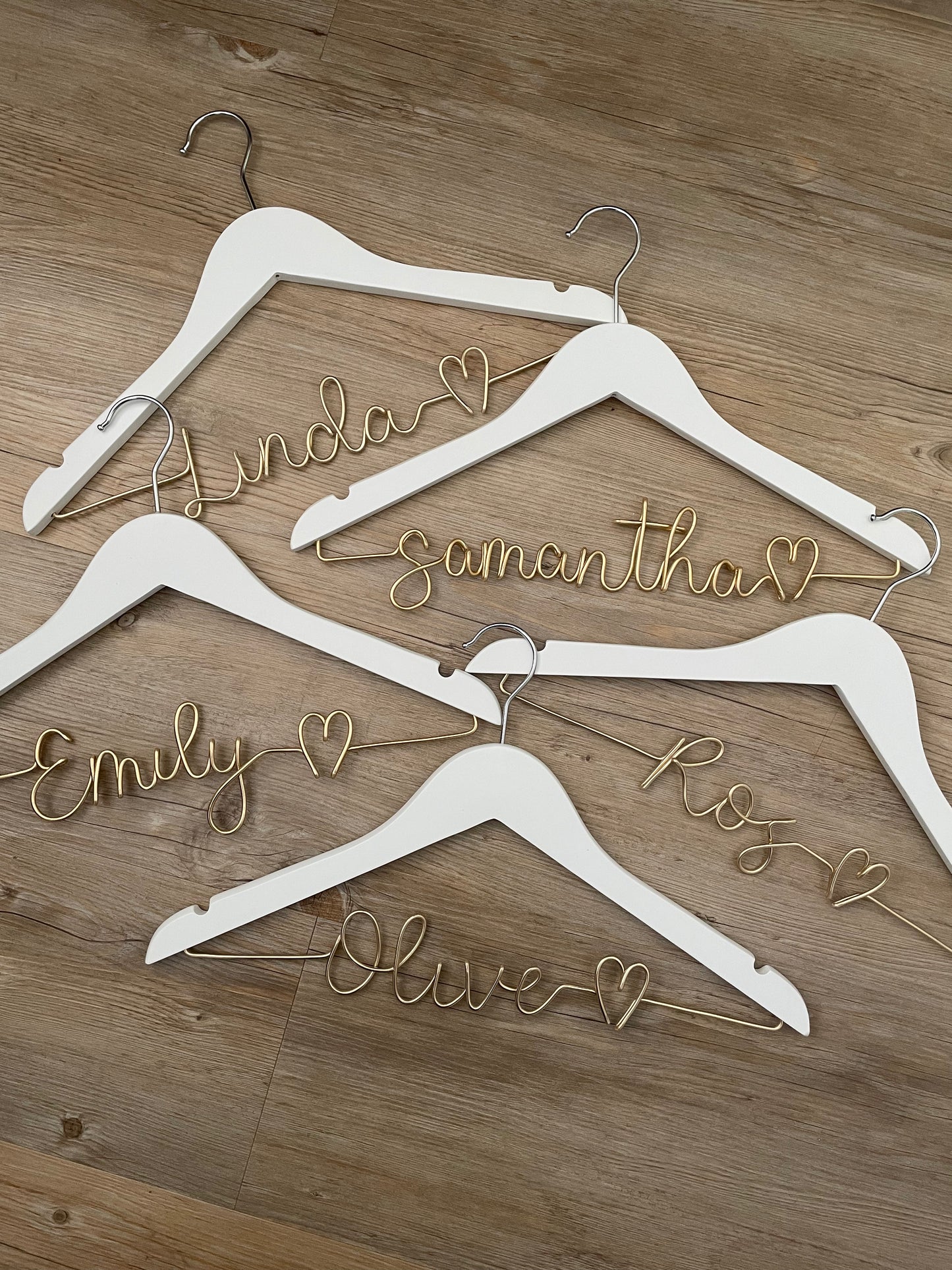 Bridal Hangers- White Hanger.