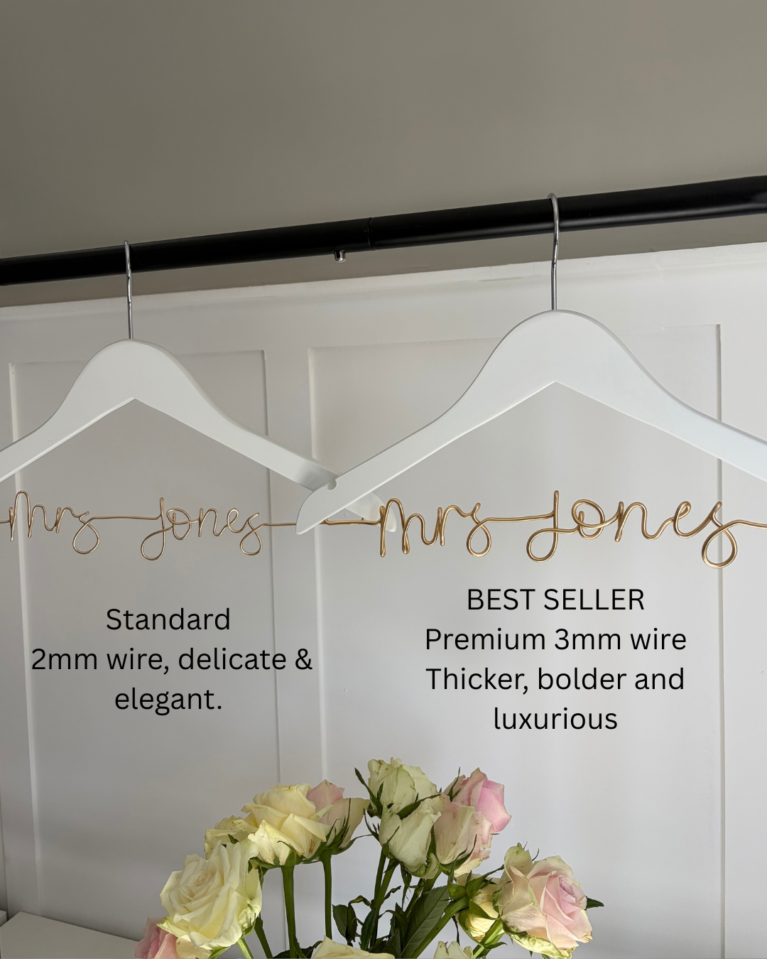 Bridal Hangers- White Hanger