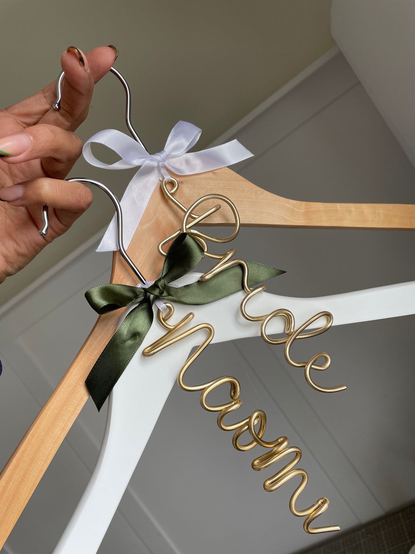 Bridal Hanger Name Tag