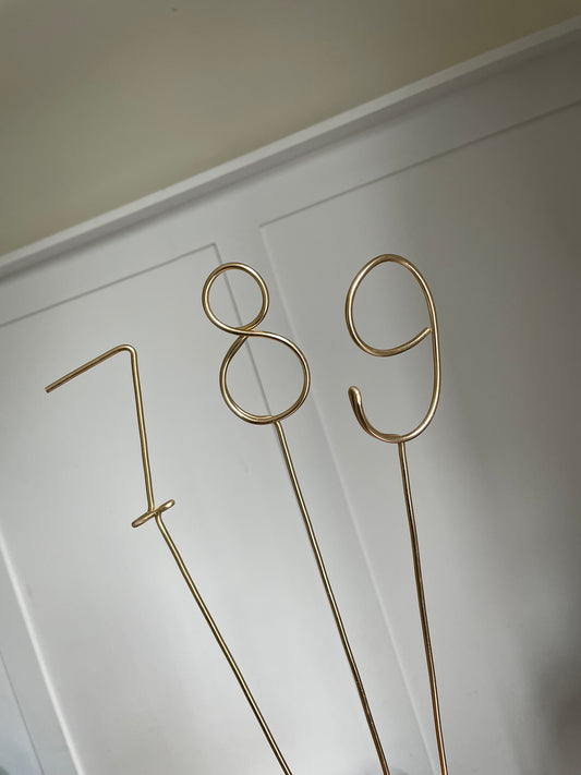 Table Numbers With Ribbon Table Numbers, Table Names & Custom Ribbons – The Wire Room