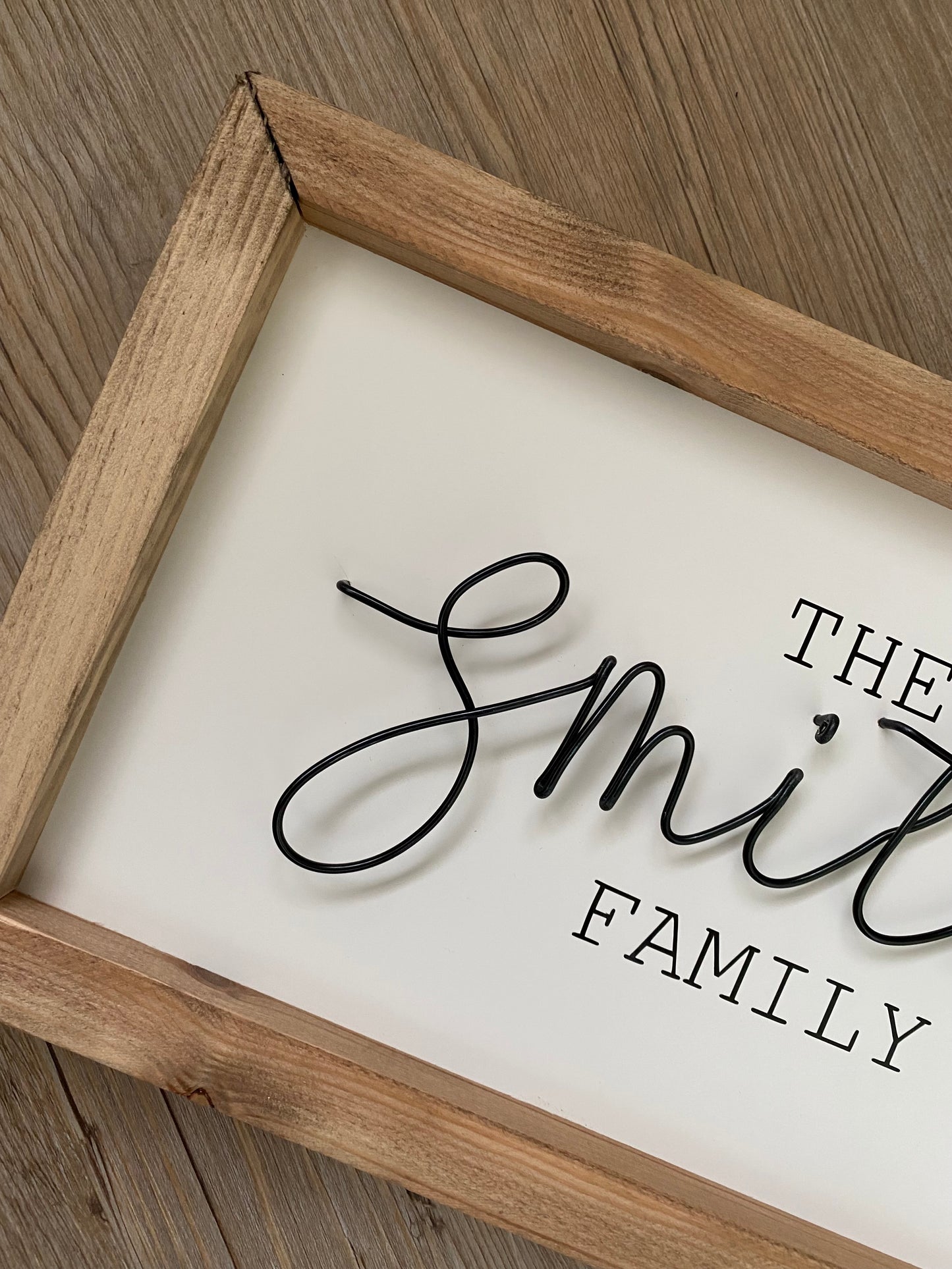 Family Name Farmhouse Sign