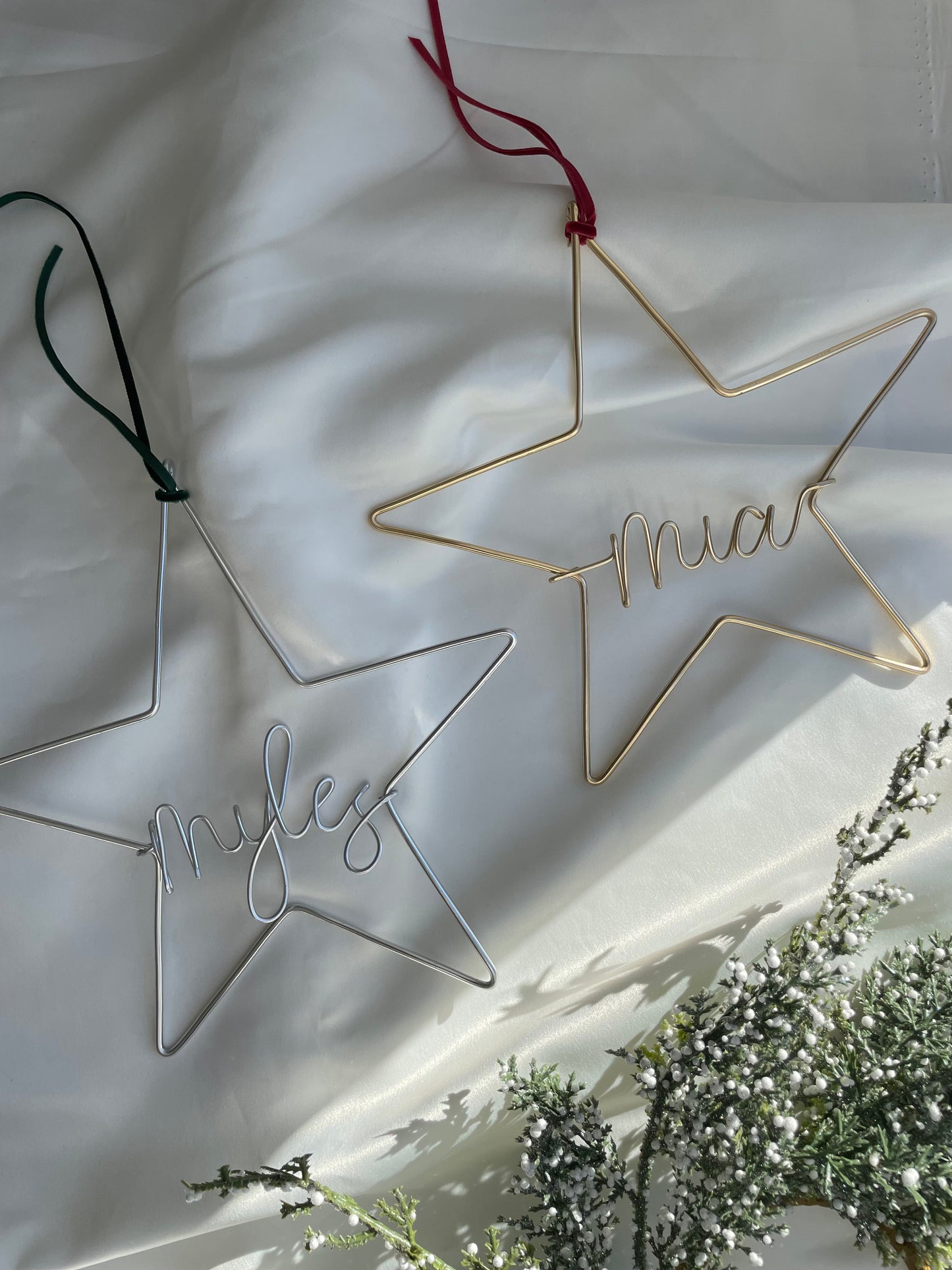 Large Star Decoration with Name