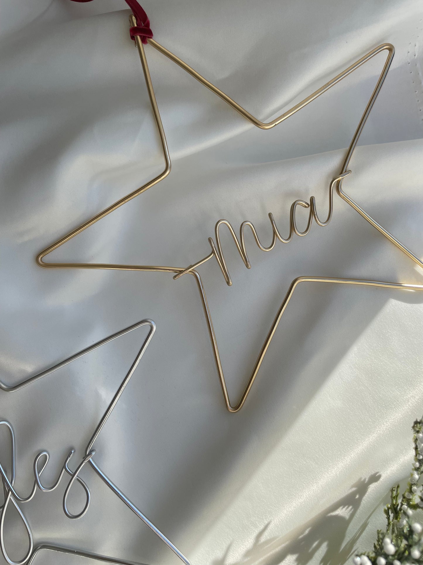 Large Star Decoration with Name
