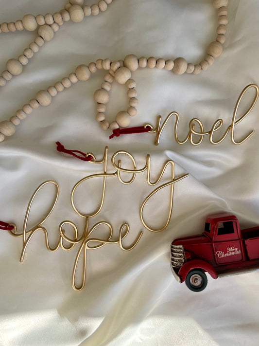 Christmas Decorations ( Words ) Mix & Match Deal