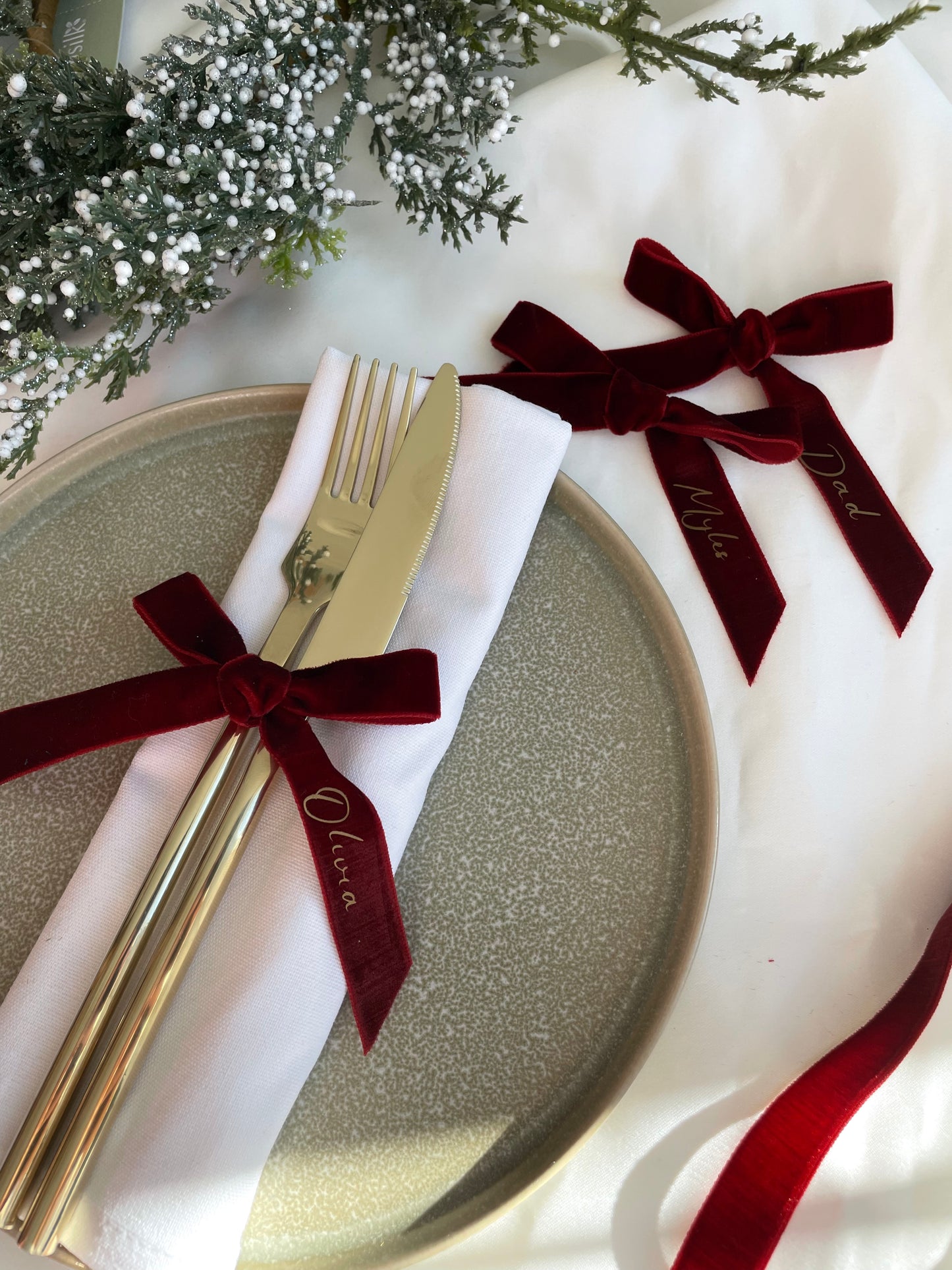 Custom Christmas Bows