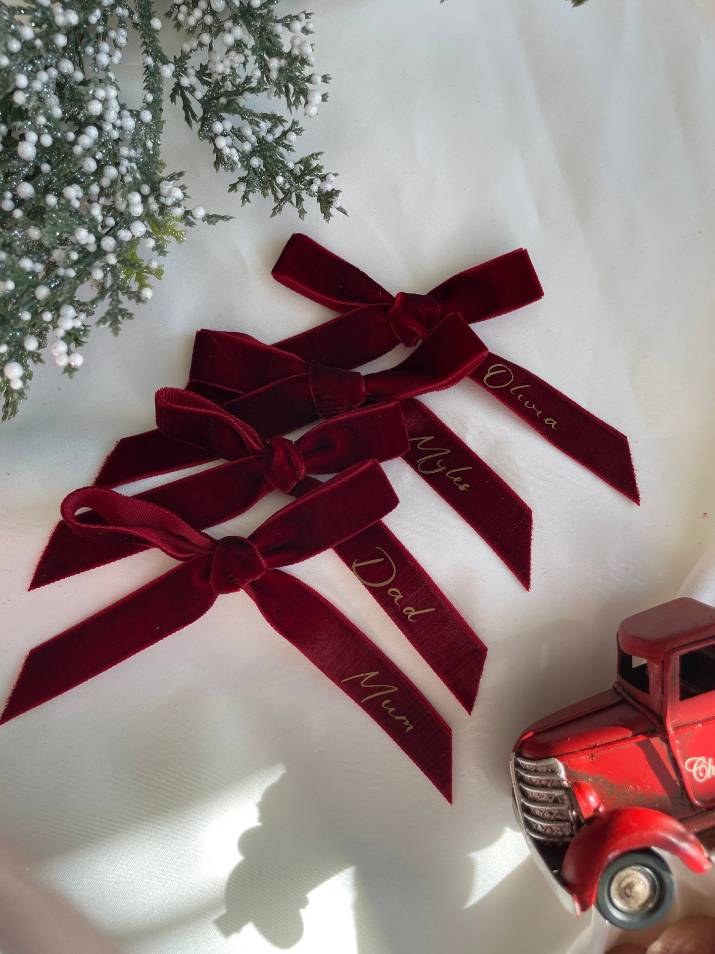 Custom Christmas Bows