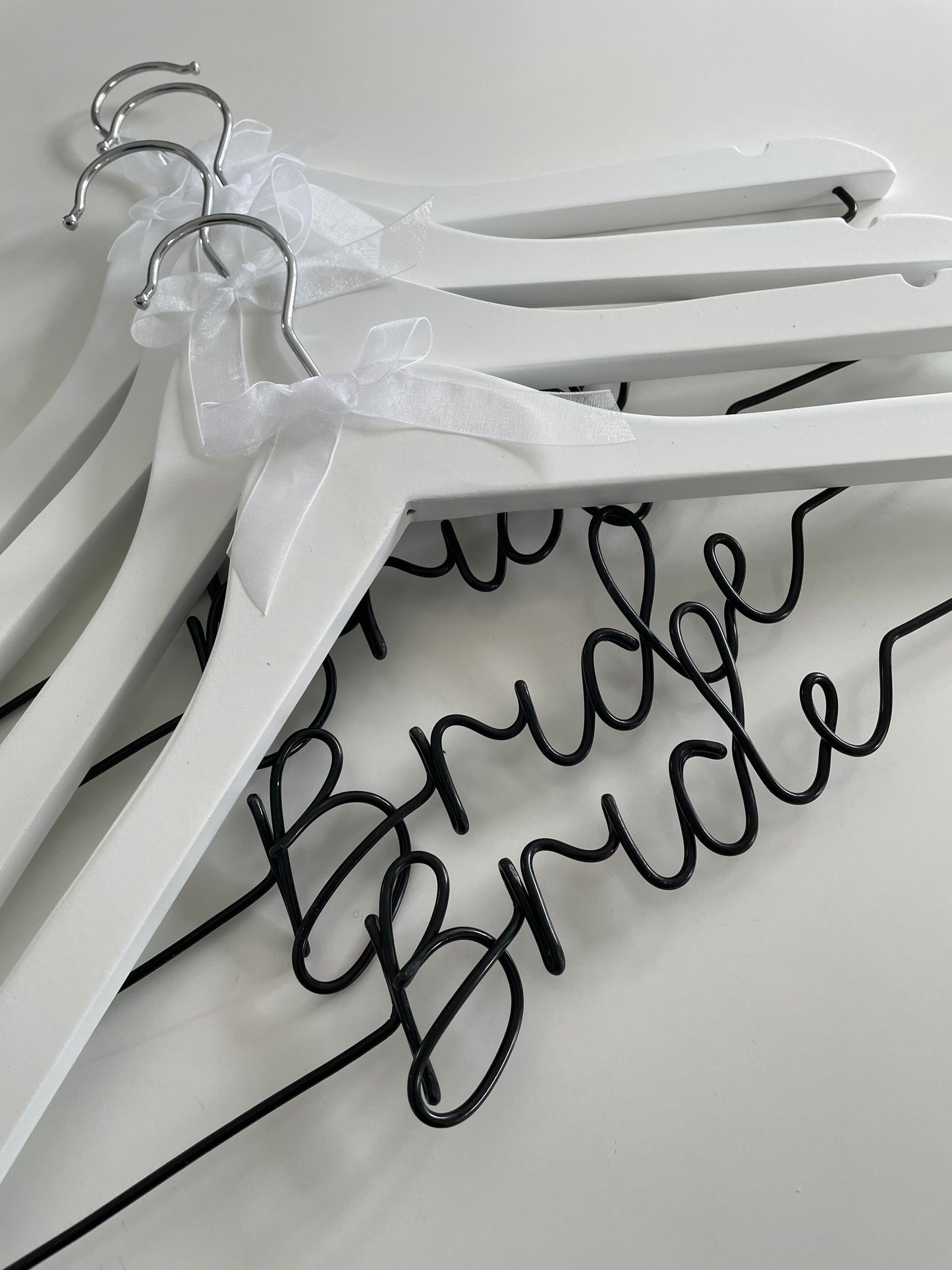 Bridal Hangers- White Hanger.