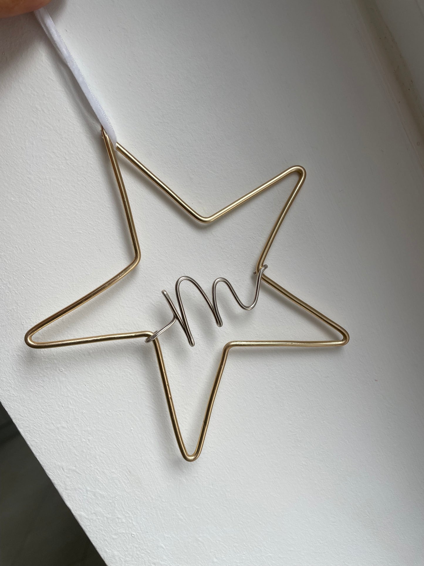 Star Decoration With Initial