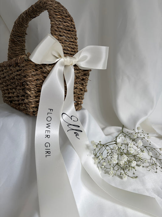Flower Girl Ribbon