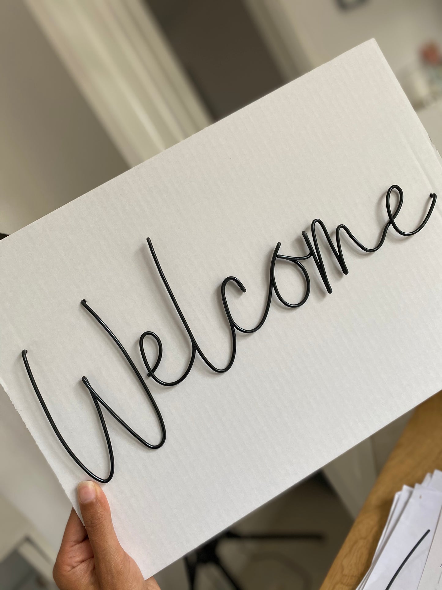 'welcome'